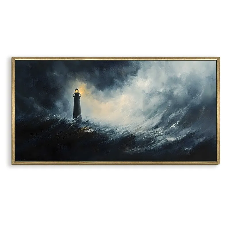 Wavebound Canvas Wall Painting With Frame media 3