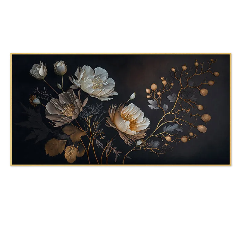 Eirá Floral Wall Painting With Frame media 4