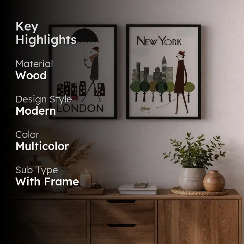 Major Cities Wall Art - Set Of Two media 2