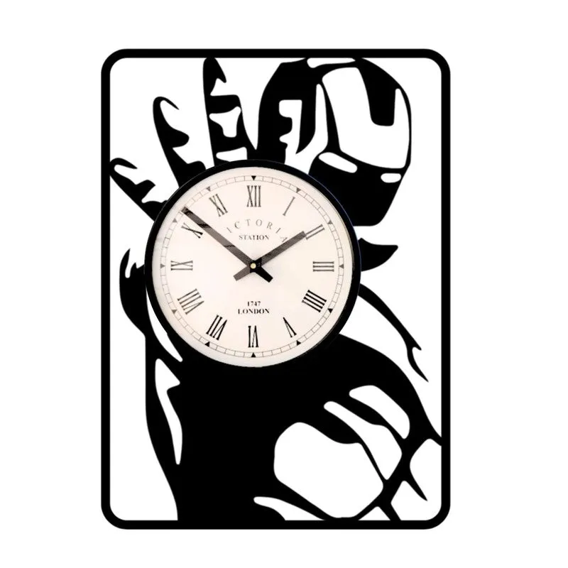 Pop Steel Analog Wall Clock - Black media 4