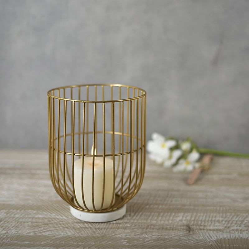 Foile Cage Candle Holder media 4