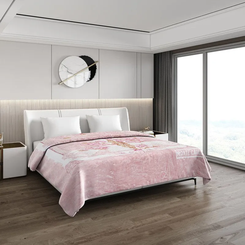 Monte Carlo Blush Serenity Blanket - 1000 GSM media 1