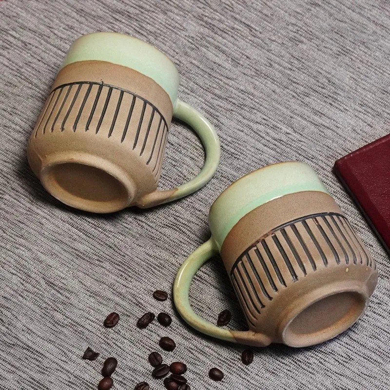Ceramic Ceramic Coffee Mug (530 mL Each) - Set Of Two media 4