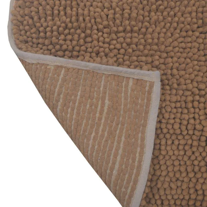 Zora Anti Slip Bathmat (Blue & Brown) - Set Of Two media 4