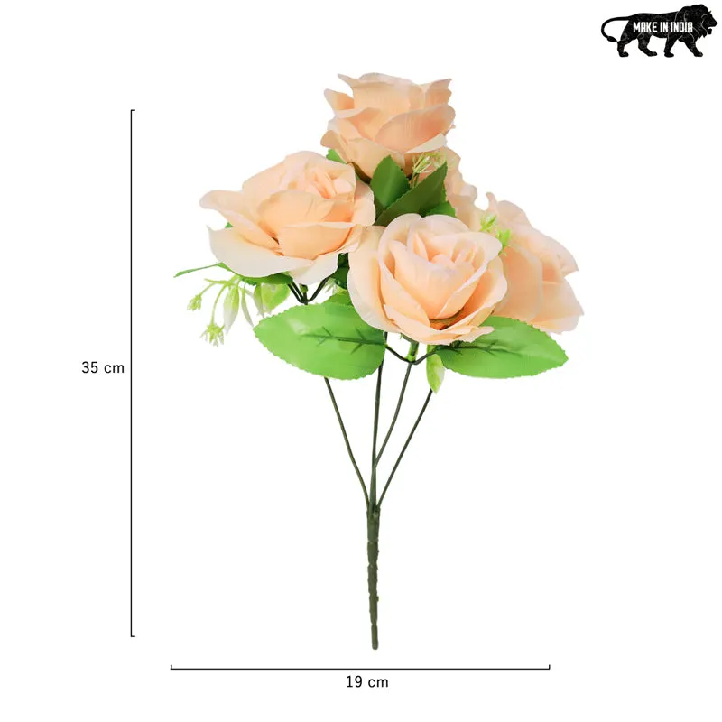 Fiora Artificial Rose Peach media 5