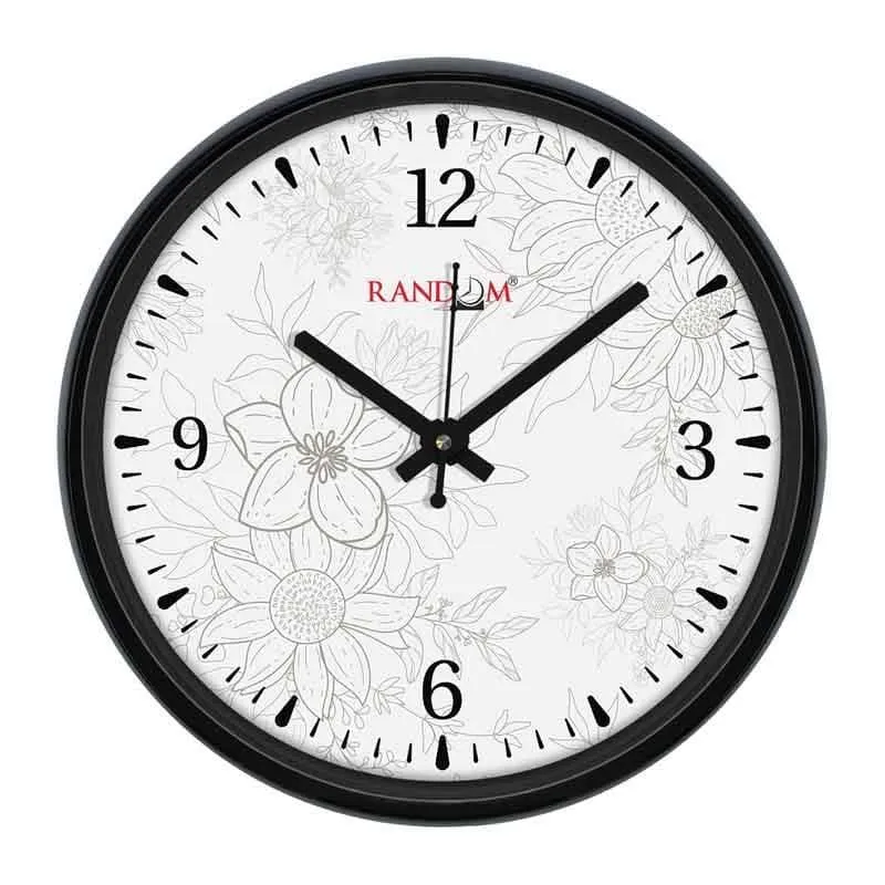 Fleur Wall Clock - White media 3