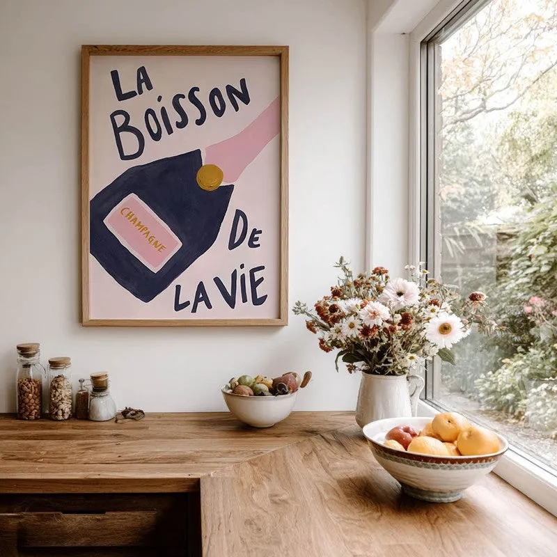 La Boisson Archival Canvas Wall Art - Brown media 7