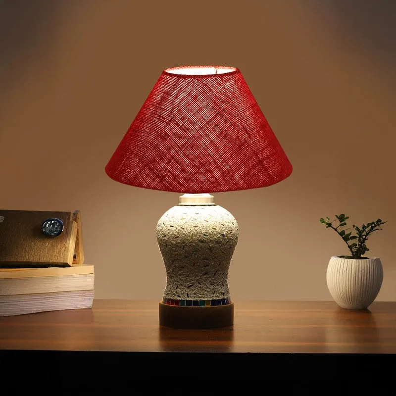 Calvora Wooden Table Lamp - Multicolor media 1