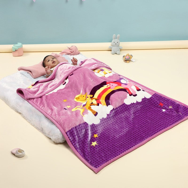Monte Carlo Dreamy Unicorn I Kids Blanket - 600 GSM