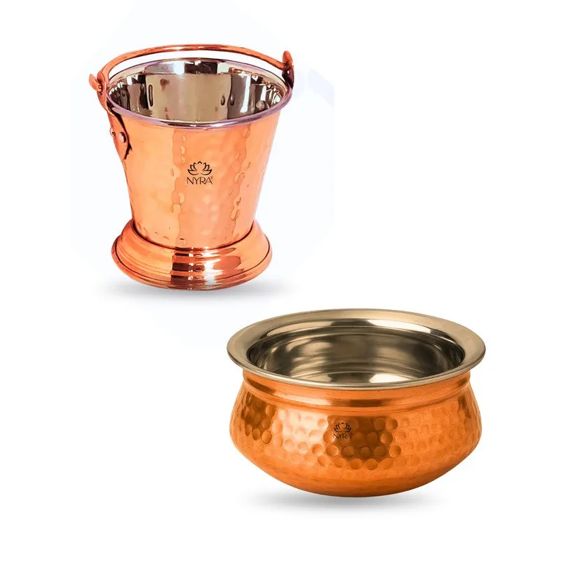 Crafix Stainless Steel Kadai with Balti - Two Piece Set media 3