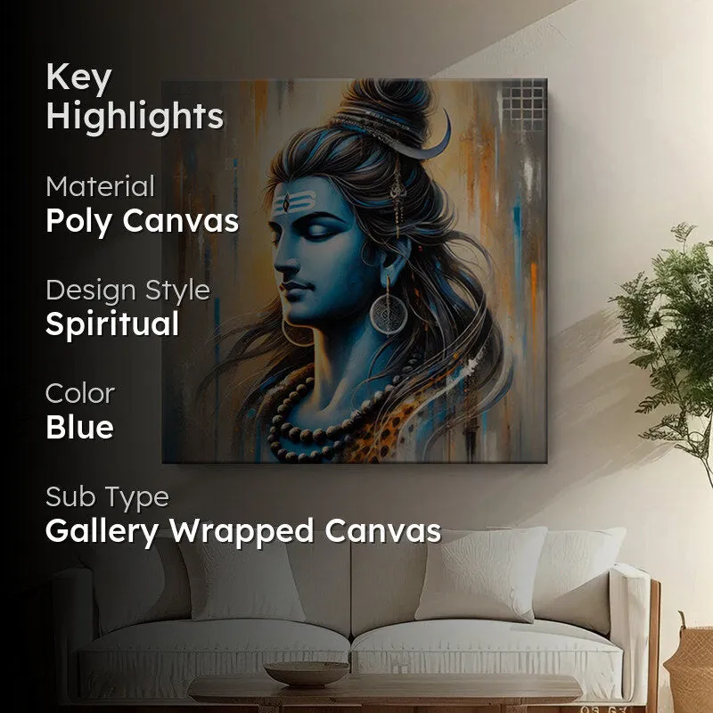 RudraShiva Poly Canvas Wall Painting media 2