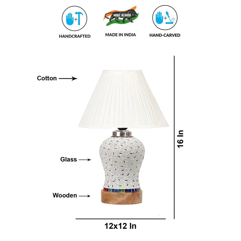 Nivora Pleatra Wooden Table Lamp - Multicolor media 9