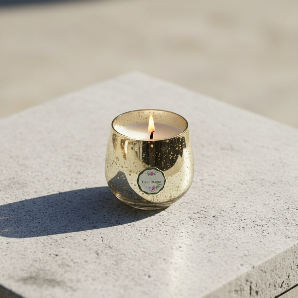 Glimmer Gala Scented Candle - Gold