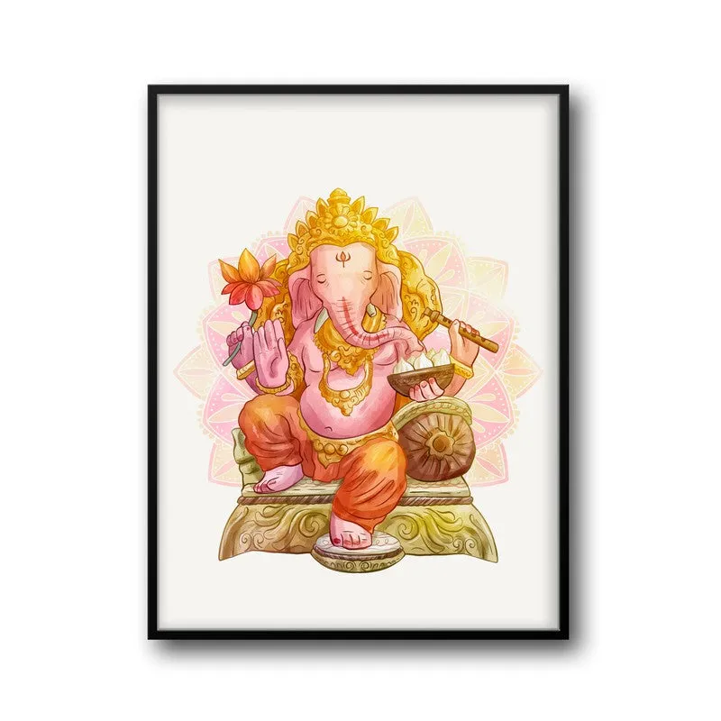 Sri Vigneshwara Archival Paper Wall Art With Frame media 5