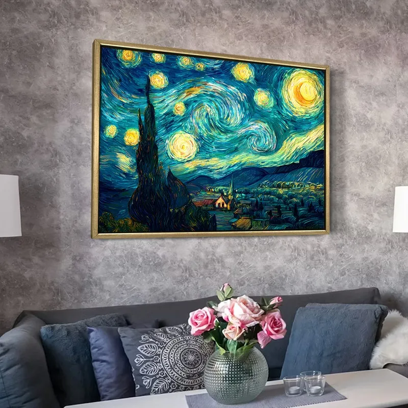 Twilight Echoes Canvas Wall Painting With Frame media 6
