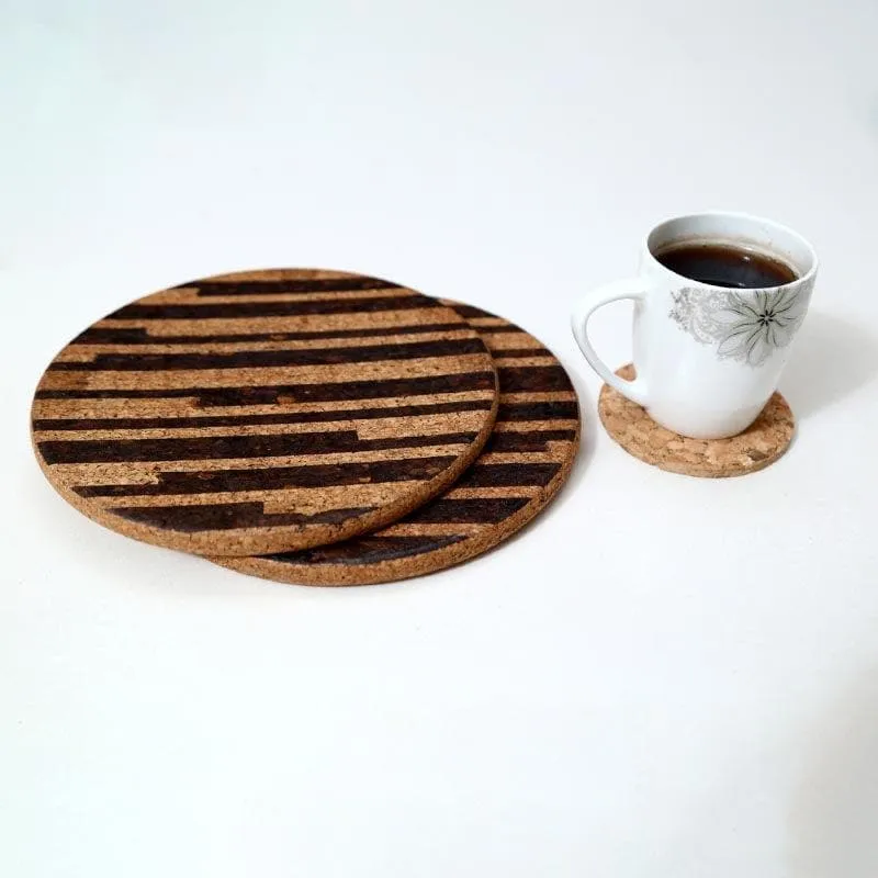 Coastal Cork Trivet - Set Of Two media 1