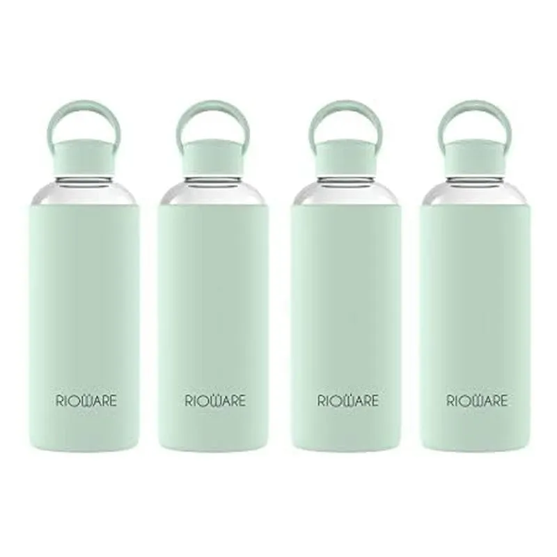 Rioware SoftTone Hydration Bottle Green (750 mL Each) - Set Of Four media 3