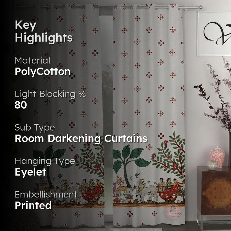 FloralBloom Curtains - Set of Two media 2