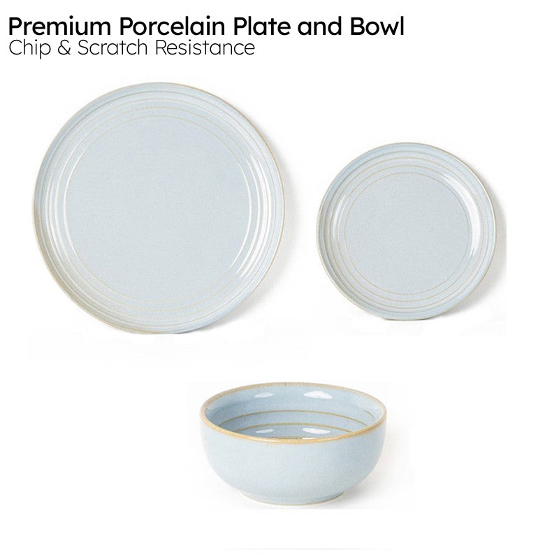 Estia Dinner Set (Artic Blue) - 12 Piece Set media 5