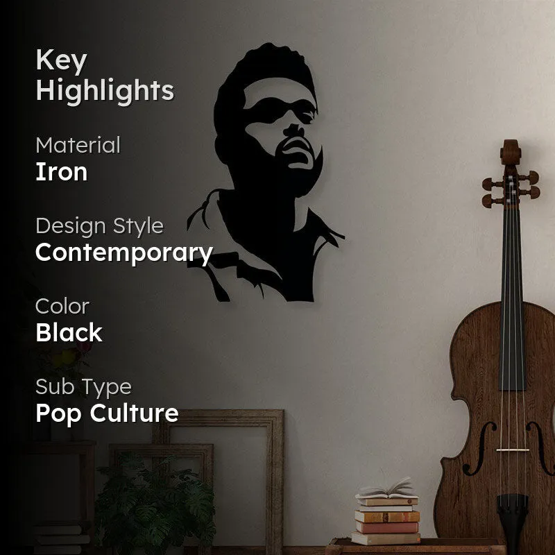 Weeknd Black Iron Wall Accent media 2