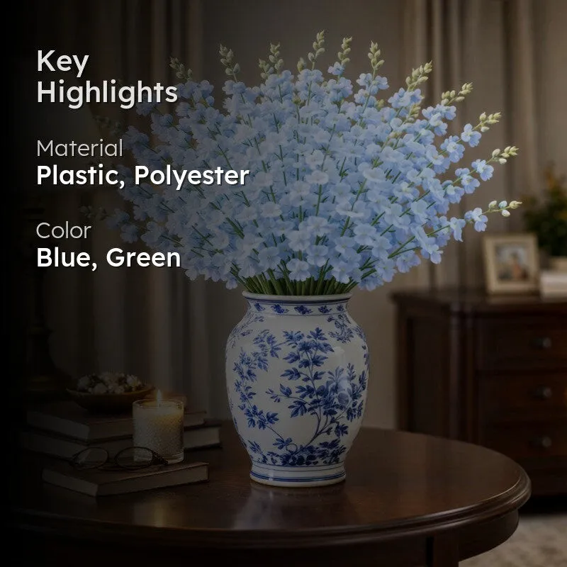 Lysara Artificial Flower (Blue) - Set Of Four media 2