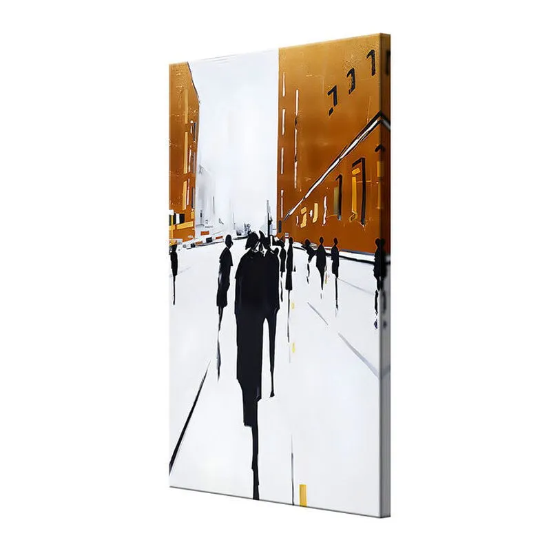 Urban Leisure Walking Poly Canvas Wall Painting media 5