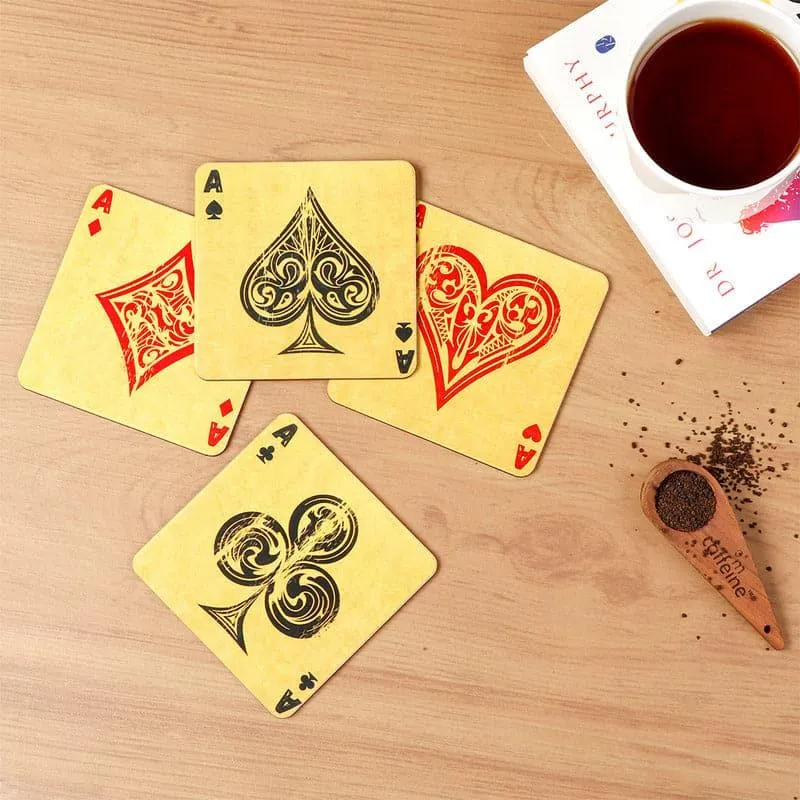 Playing Cards Coaster - Set Of Four media 1