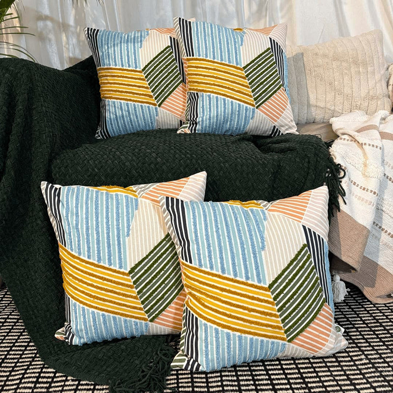 Abstract Geo Cushion Cover - Set Of Four
