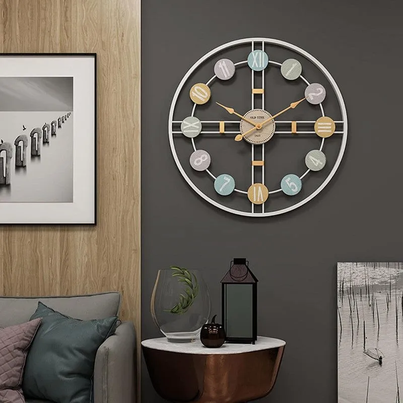 Chrono Silent Wall Clock - White media 1