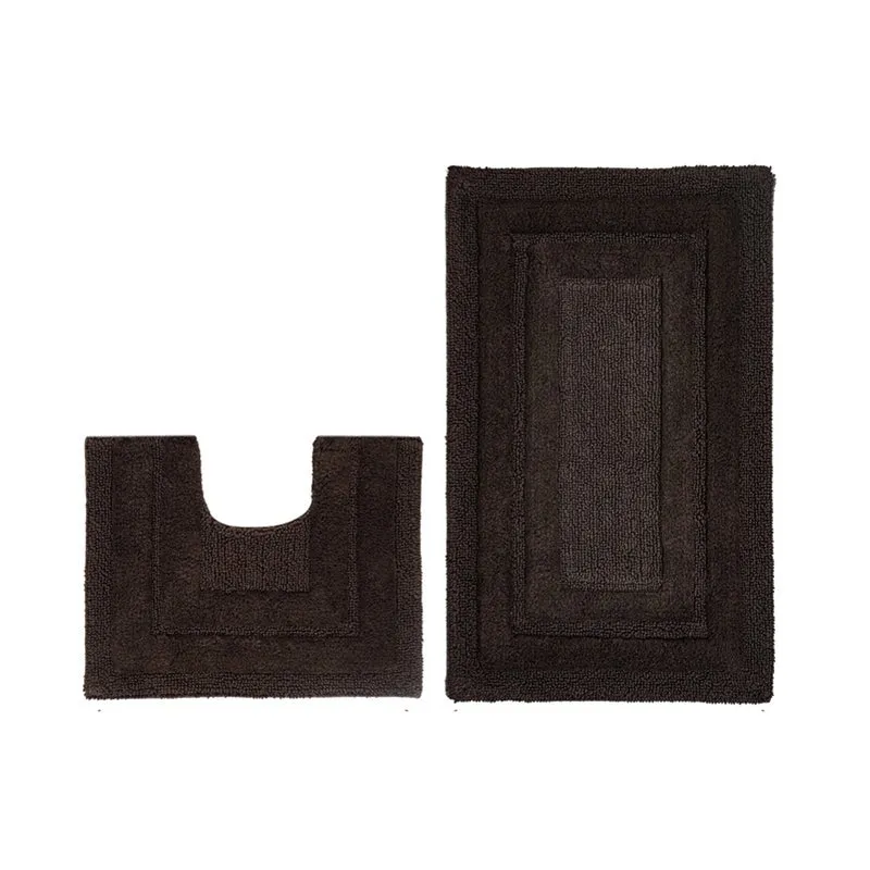 Aqualoom Anti skid Bath Mat (Brown) - Set Of Two media 4