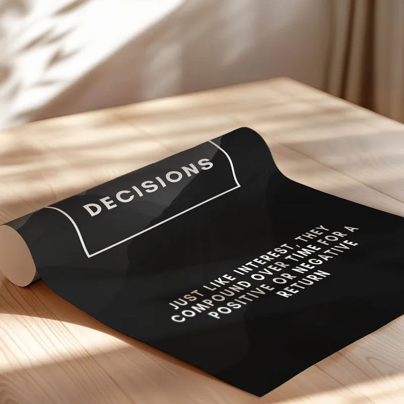 Bold Choices Wall Poster media 7