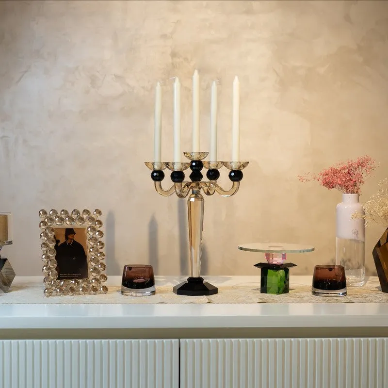 Radiant Crystal Candle Holder media 1