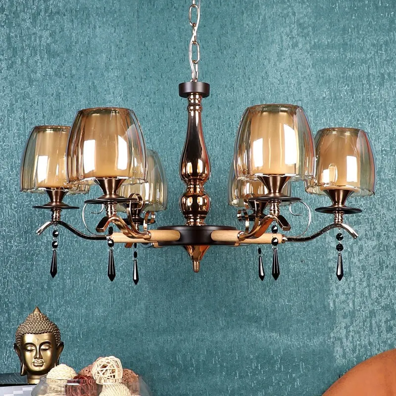 Lanthrite II Chandelier- Gold media 3