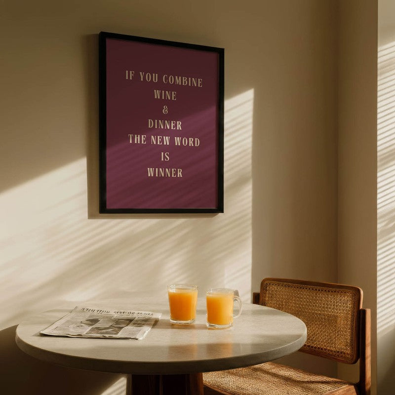 Savory Script Archival Canvas Wall Art - Black media 5