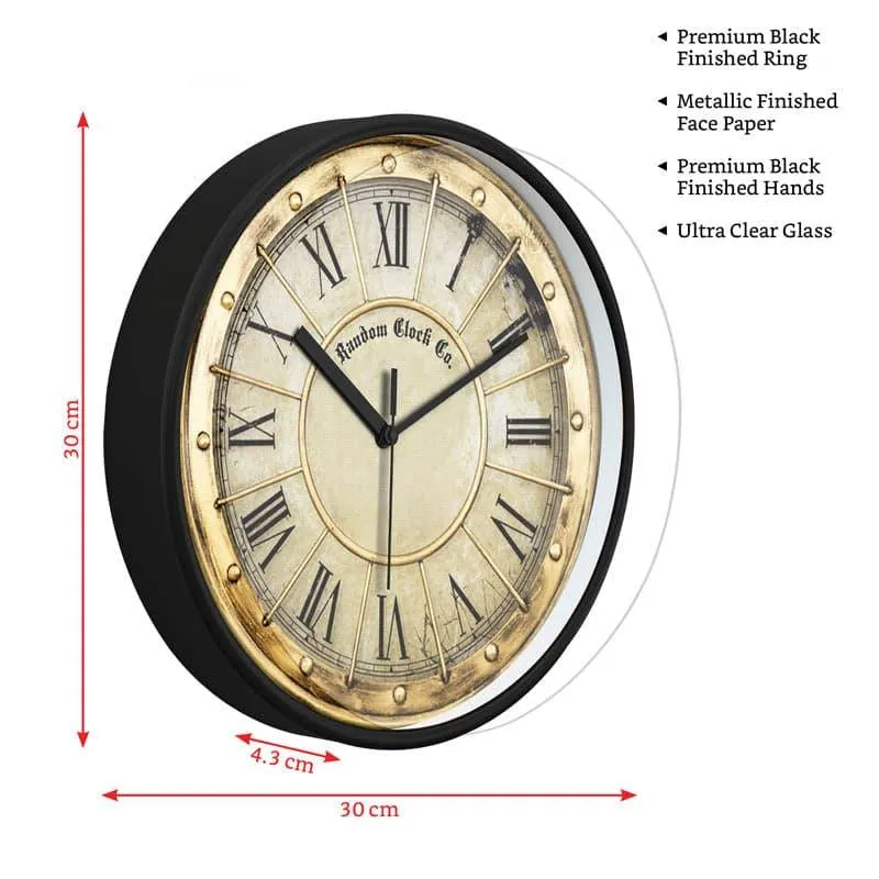 Oberon Roman Wall Clock media 5