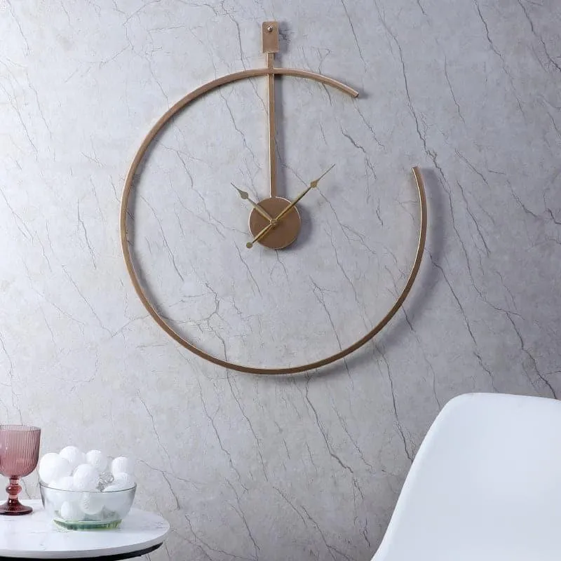Wasta Half Ring Wall Clock media 1
