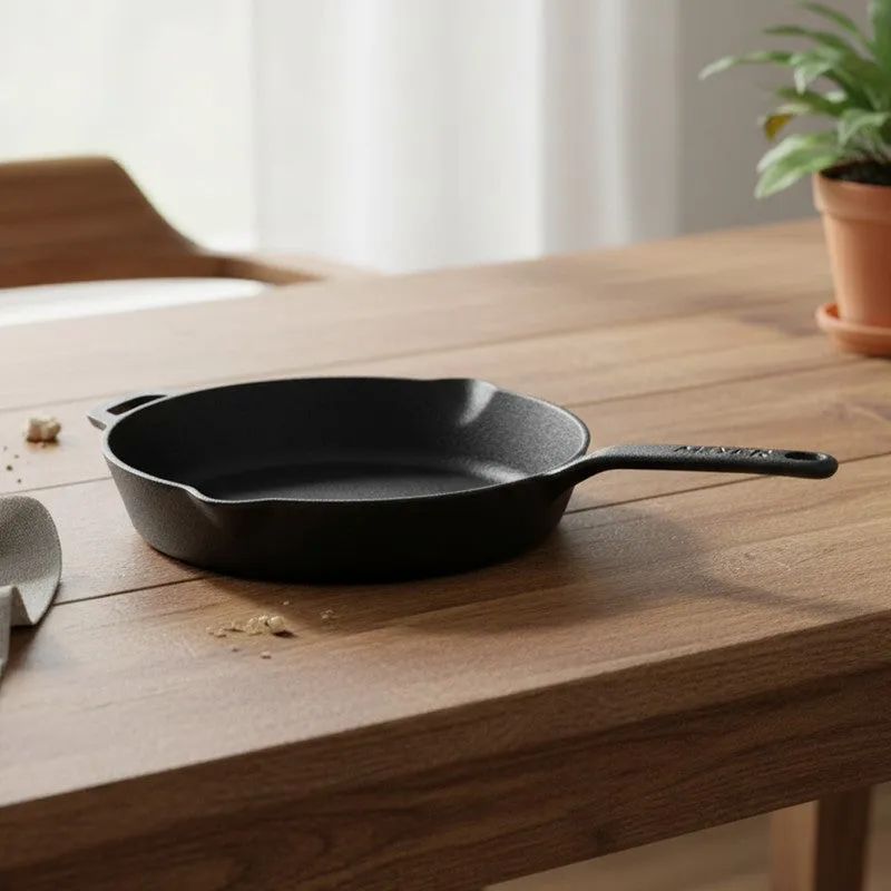 Meyer Cast Iron Frying Pan with Handle - 1600 mL/10.9 Inches media 1