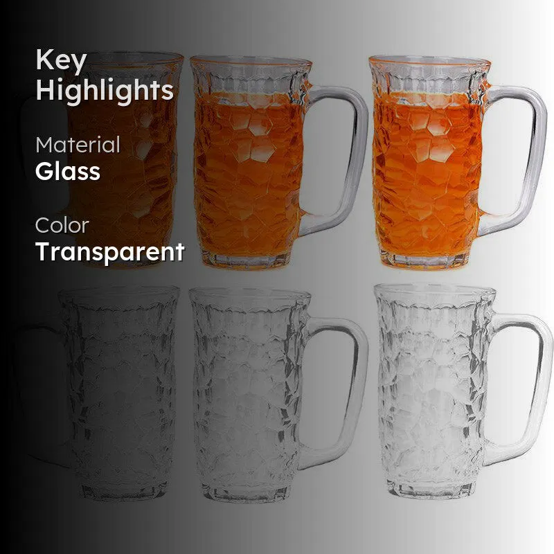 Luka Beer Mug (450 ML) - Set Of Six media 2