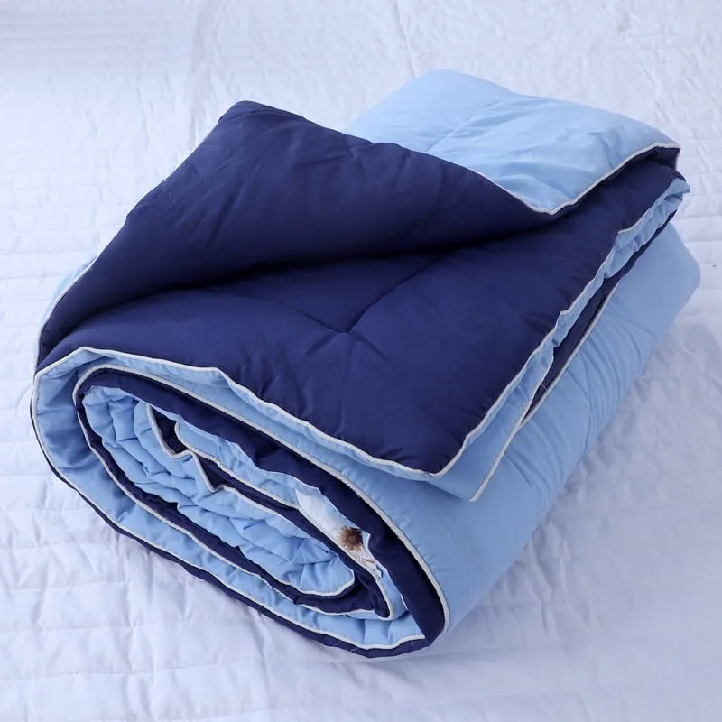 Adova Reversible Microfiber Comforter (Dark & Light Blue) - 120 GSM media 5