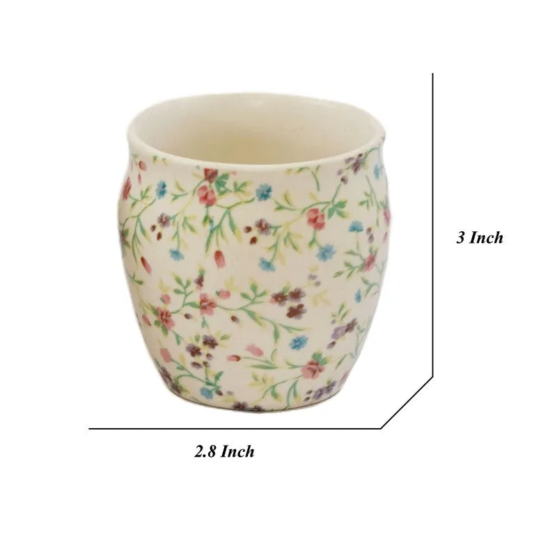 BloomCraft Ceramic Kulhad (180 mL Each) - Set Of Four media 6