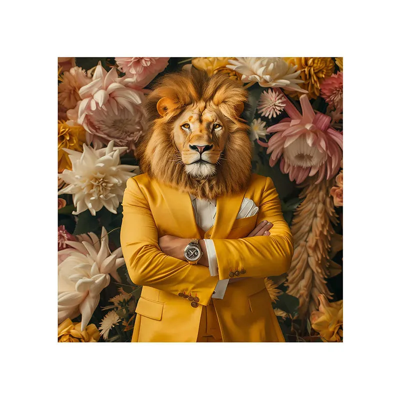 Beast In Attire Wall Painting media 5