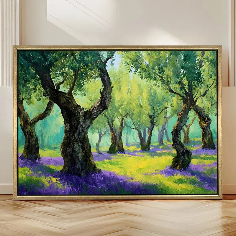 Dreamwood Canvas Wall Painting With Frame media 4