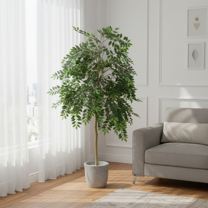Herbelle Artificial Ficus Plant - 3.9 Feet