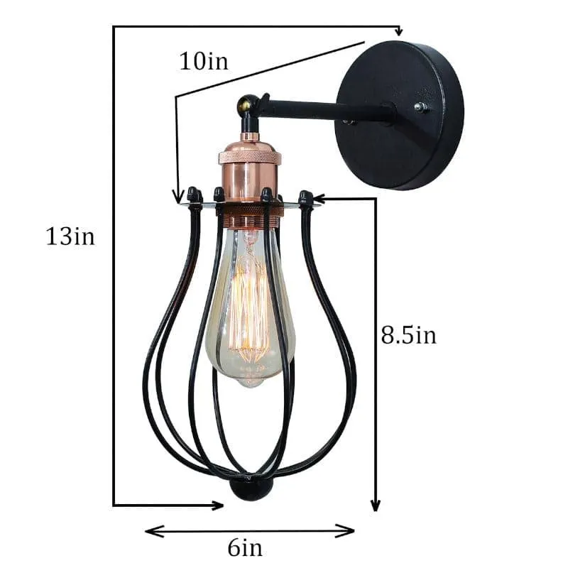 Poshell Metal Wall Lamp - Rose gold media 5