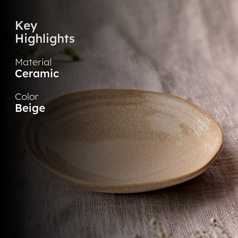 Cüraa  By YFL Home Rustic Facet & Flow Pasta Plate - 650 mL media 2