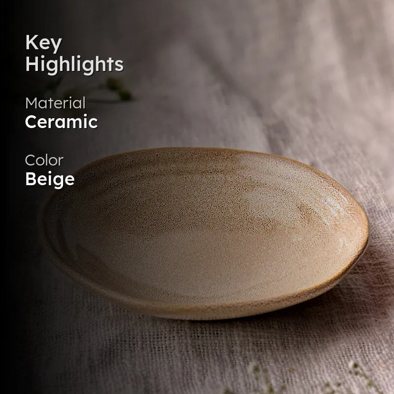 Cüraa  By YFL Home Rustic Facet & Flow Pasta Plate - 650 mL media 2