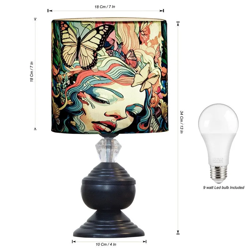 Winged Lady Metal Table Lamp media 9