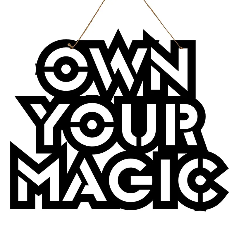 Own Your Magic Mild Steel Wall Accent media 3