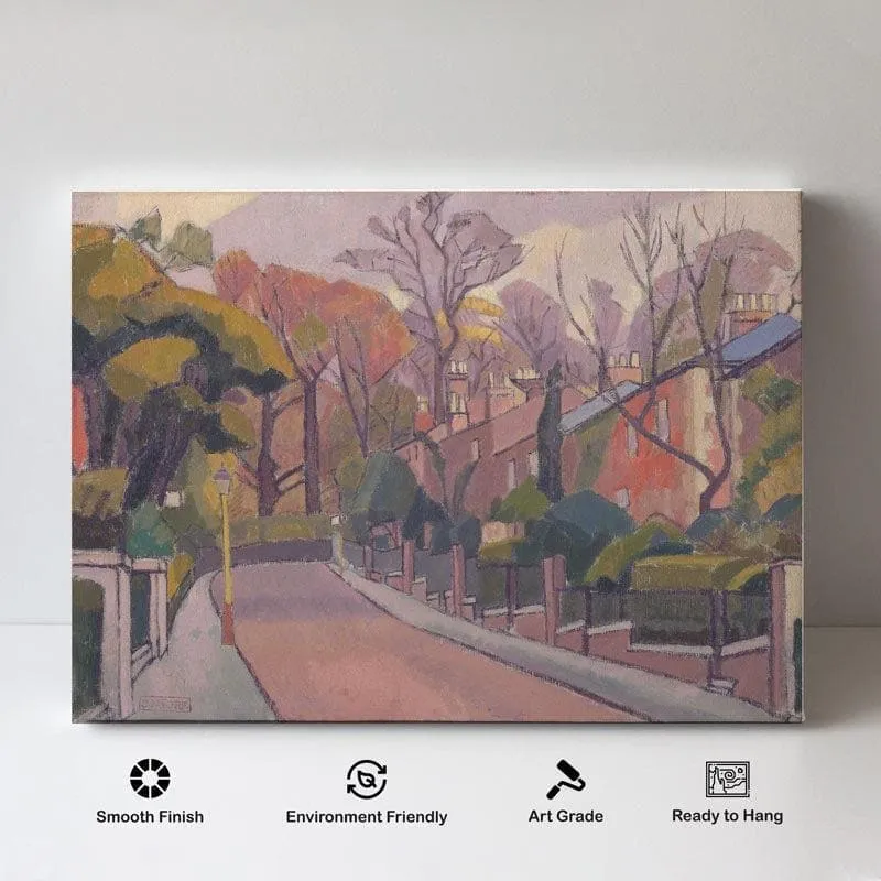 Cambrian Road Canvas Painting - Spencer Gore - Gallery Wrap media 4