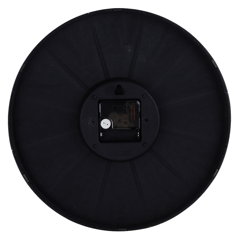 Caldre Analog Wall Clock -Black & Gold media 7